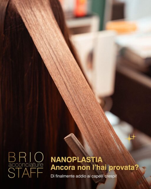 ✨ Addio crespo, benvenuta leggerezza!
Con la Nanoplastia i tuoi capelli non solo diventano lisci e disciplinati, ma più sani, luminosi e morbidi al tatto.
Un trattamento senza formaldeide, ricco di attivi rigeneranti, che ti regala un liscio naturale senza stressare la chioma.

👉Vieni a trovarci o contattaci:
📍 Viale Italia, 3 – Mantova
📞 0376 381946
✨ Scrivici per info o per prenotare il tuo prossimo trattamento.
