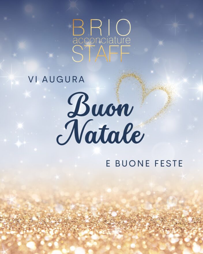 Che questo Natale sia un momento di luce, serenità e piccoli gesti di cura per voi e per chi amate.
Grazie per averci scelto ogni giorno.
Buone Feste da tutto il team BRIOSTAFF ✨