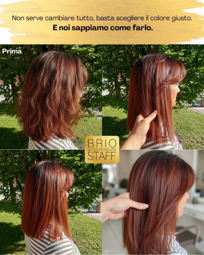 Lasciati ispirare dai colori della stagione e affidati a mani esperte.
Da BRIOSTAFF ogni look è pensato per valorizzarti, con naturalezza e stile. 💇♀️
👉Vieni a trovarci o contattaci:
📍 Viale Italia, 3 – Mantova
📞 0376 381946
✨ Scrivici per info o per prenotare il tuo prossimo trattamento.